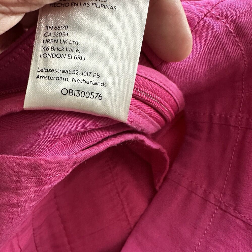 NWT Anthropologie Maeve 6 high rise bright pink shorts - Picture 8 of 12